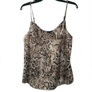 Dynamite Brown Snake Print Camisole